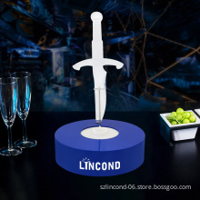 Rechargeable LED Bottle Light Stand for Night Club Bar Displays